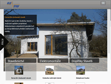 Tablet Screenshot of elestav.cz